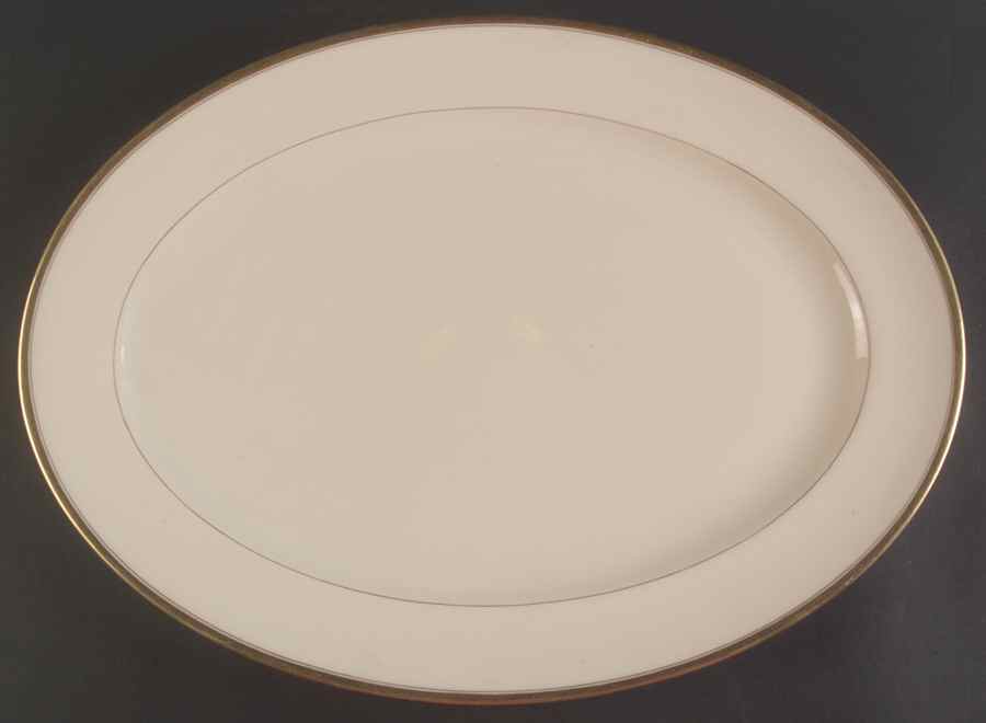 The Vondel 18" Oval Serving Platter by Lenox-1