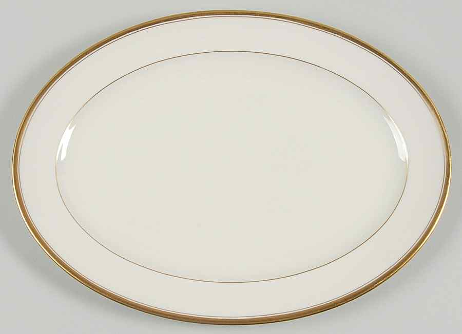 The Vondel 13" Oval Serving Platter by Lenox-1