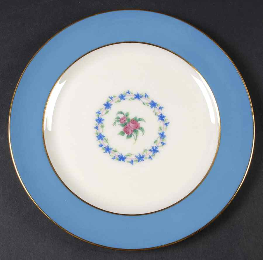 Washington Turquoise (Smooth) Luncheon Plate by Lenox-1