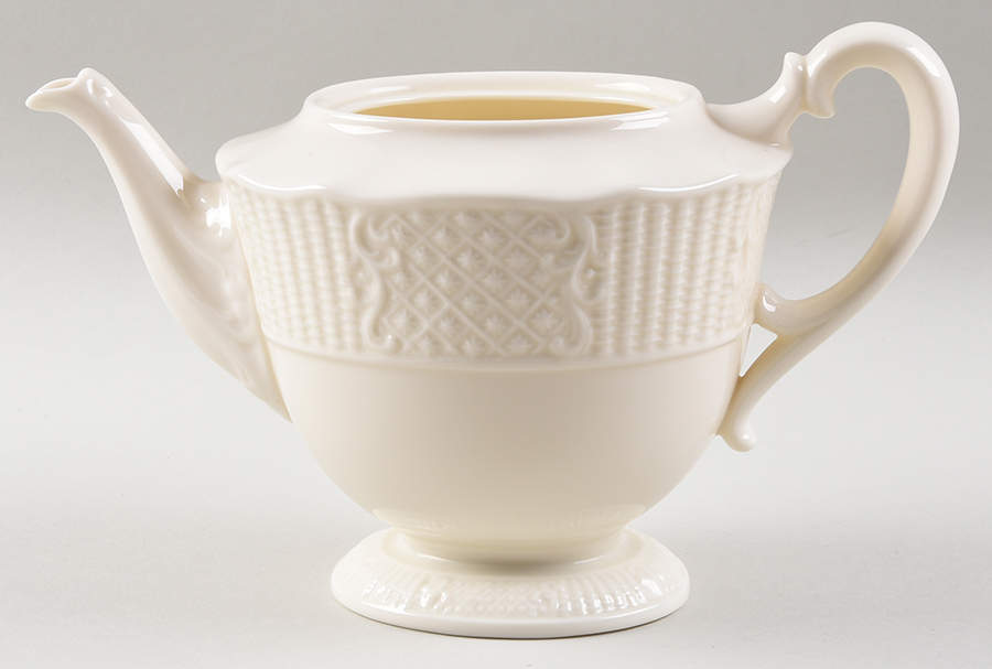 Washington Wakefield Off White Teapot No Lid by Lenox-1