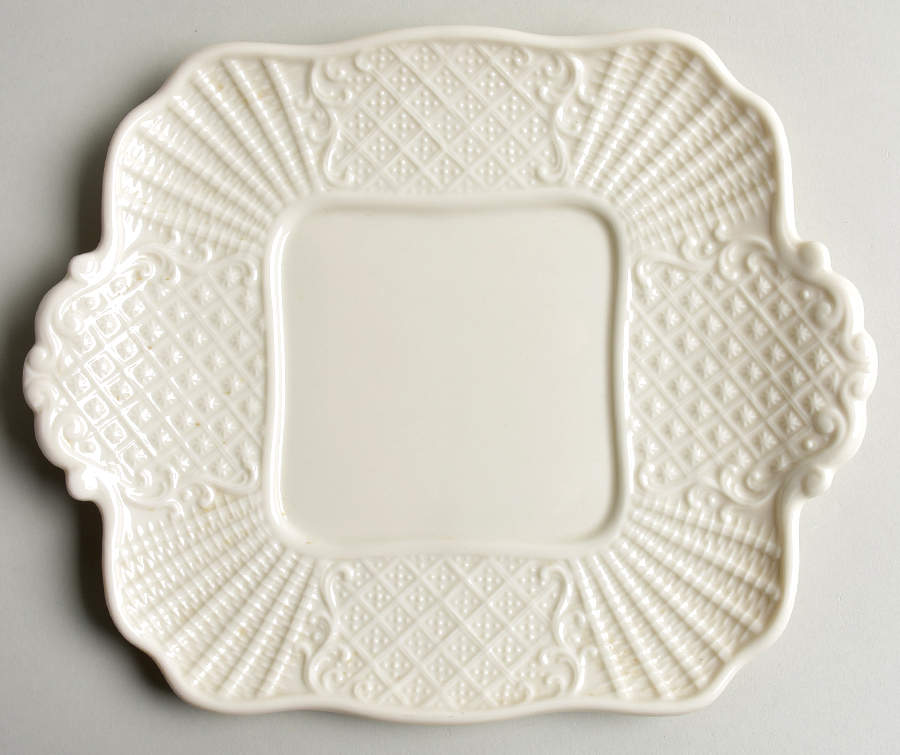 Washington Wakefield Off White Handled Cake Plate by Lenox-1