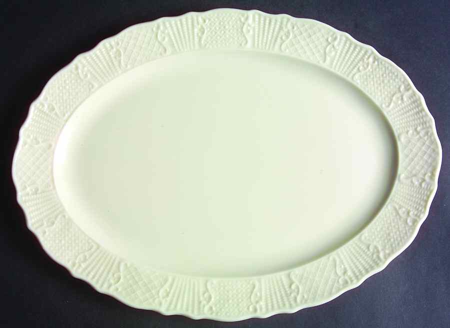 Washington Wakefield Off White 13" Oval Serving Platter by Lenox-1