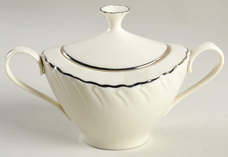 Weatherly Sugar Bowl & Lid by Lenox-1