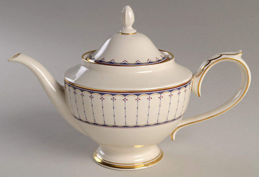 Weymouth Estates Teapot & Lid by Lenox-1