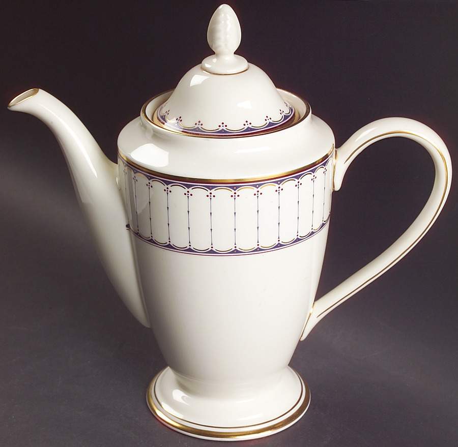 Weymouth Estates 1999 Shape Coffee Pot & Lid by Lenox-1
