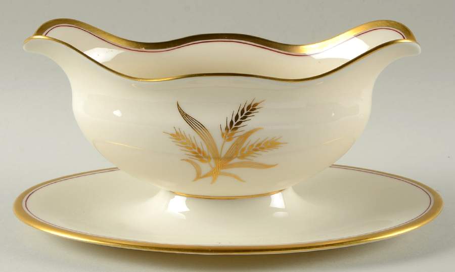 Westfield Gravy Boat with Attached Underplate by Lenox-1