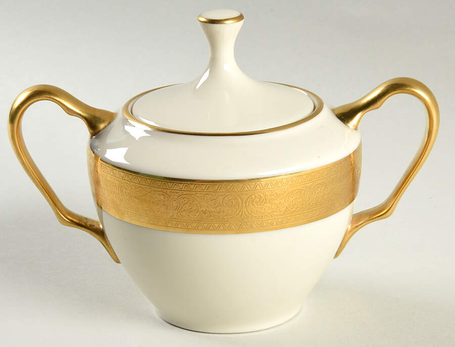 Westchester Sugar Bowl & Lid by Lenox-1