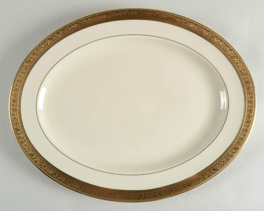 Westchester 16" 99 Shape Oval Serving Platter by Lenox-1