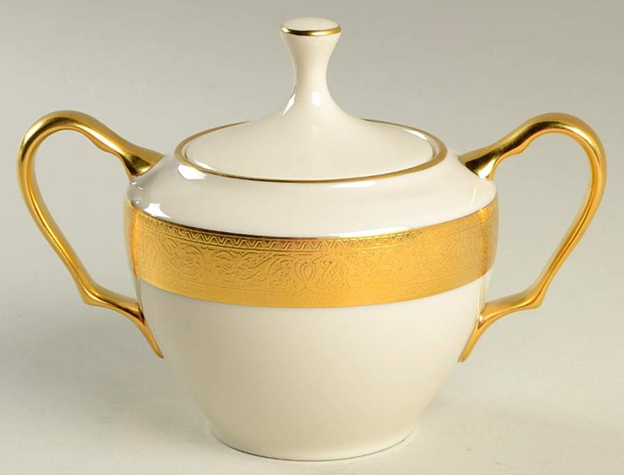 Westchester Sugar Bowl & Lid by Lenox-1