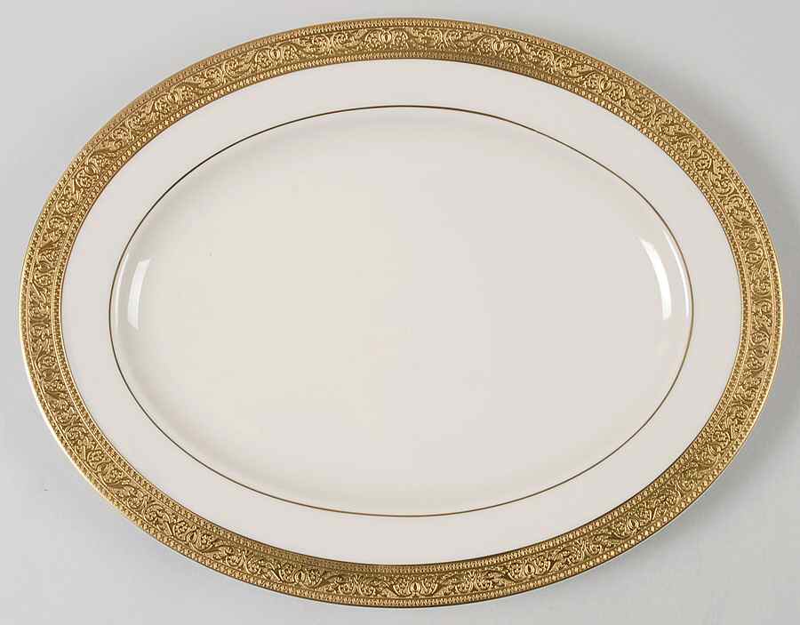 Westchester 13" 99 Shape Oval Serving Platter by Lenox-1