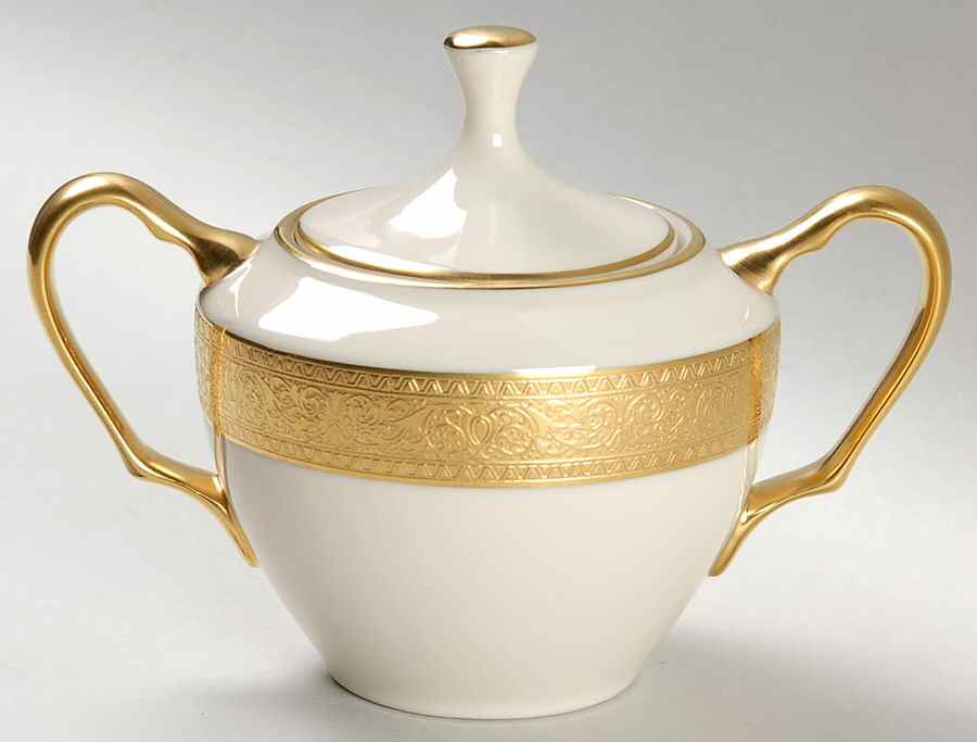 Westchester Sugar Bowl & Lid by Lenox-1