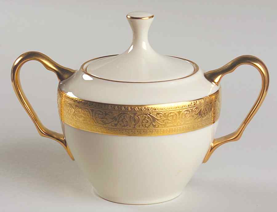 Westchester Shape 1962 Sugar Bowl & Lid by Lenox-1