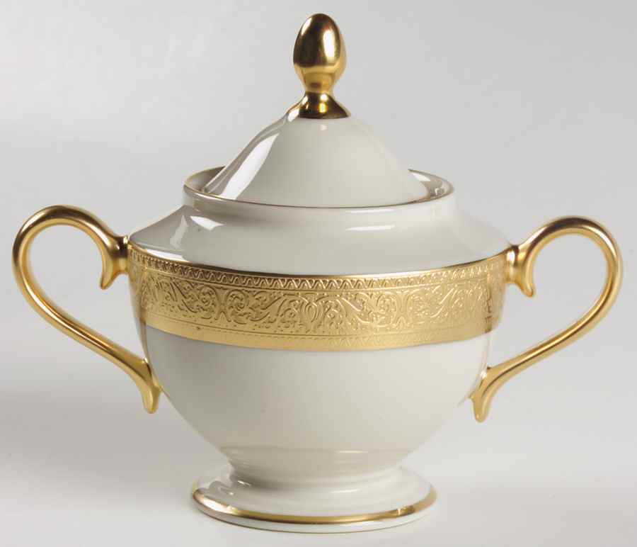 Westchester 1999 Shape Sugar Bowl & Lid by Lenox-1