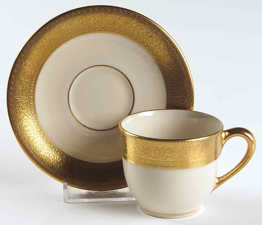 Westchester Flat Demitasse Cup & Saucer Set by Lenox-1