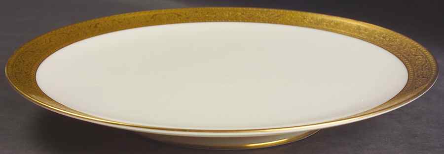 Westchester Large Footed Sandwich Plate by Lenox-1