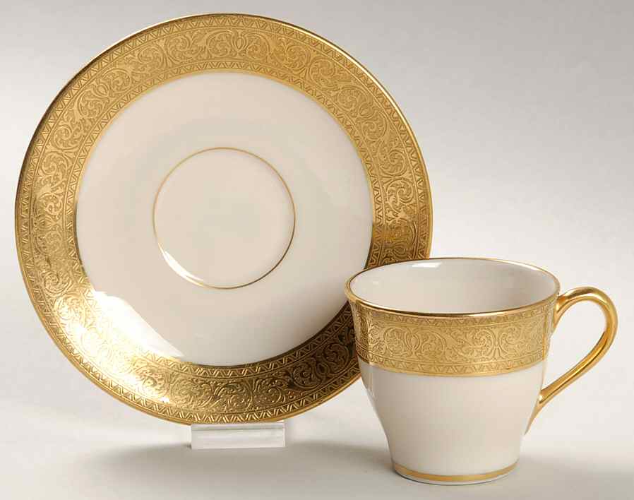 Westchester Flat Demitasse Cup & Saucer Set by Lenox-1