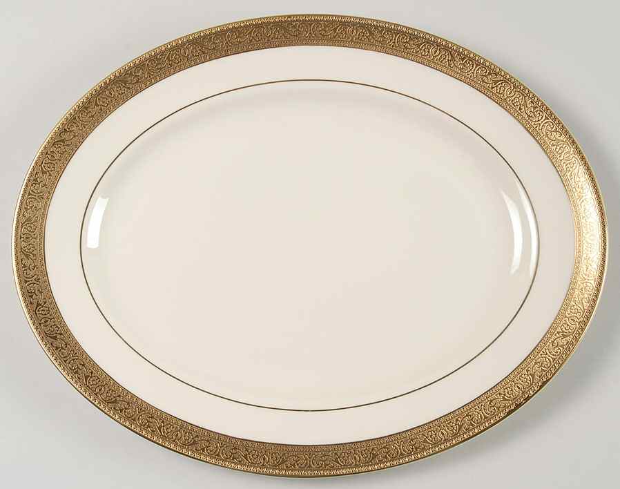 Westchester 13" 99 Shape Oval Serving Platter by Lenox-1