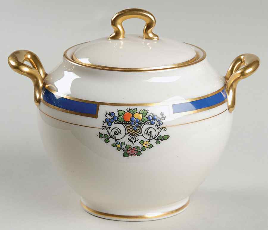 Westchester Sugar Bowl & Lid by Lenox-1