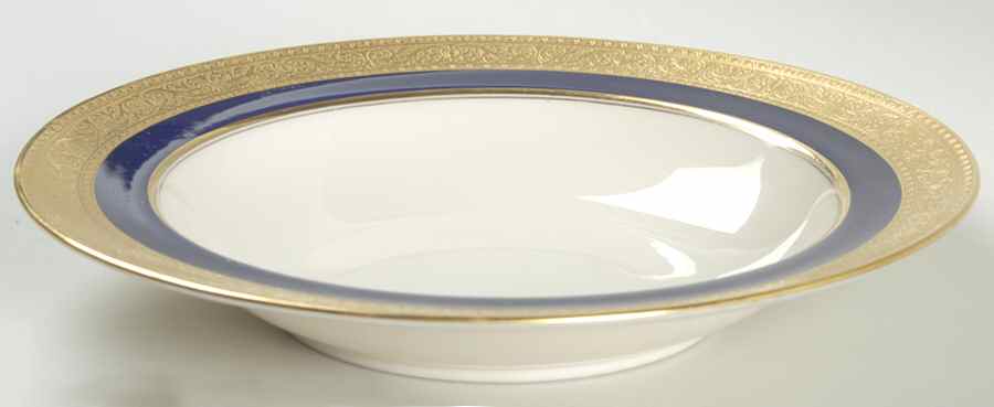 Westchester Cobalt Blue Rim Soup Bowl by Lenox-1