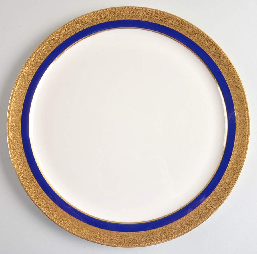 Westchester Cobalt Blue 12" Chop Plate (Round Platter) by Lenox-1