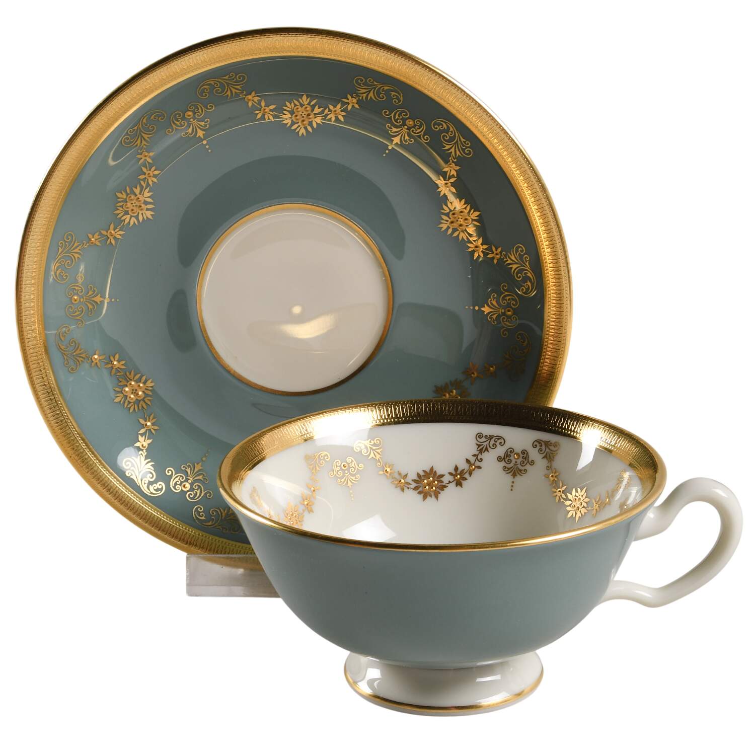 Westport Footed Cup & Saucer Set by Lenox-1