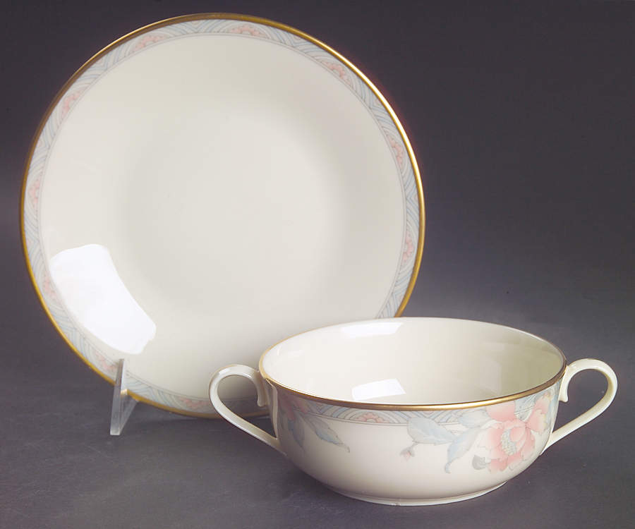 Westwood Flat Cream Soup Bowl & Saucer Set by Lenox-1