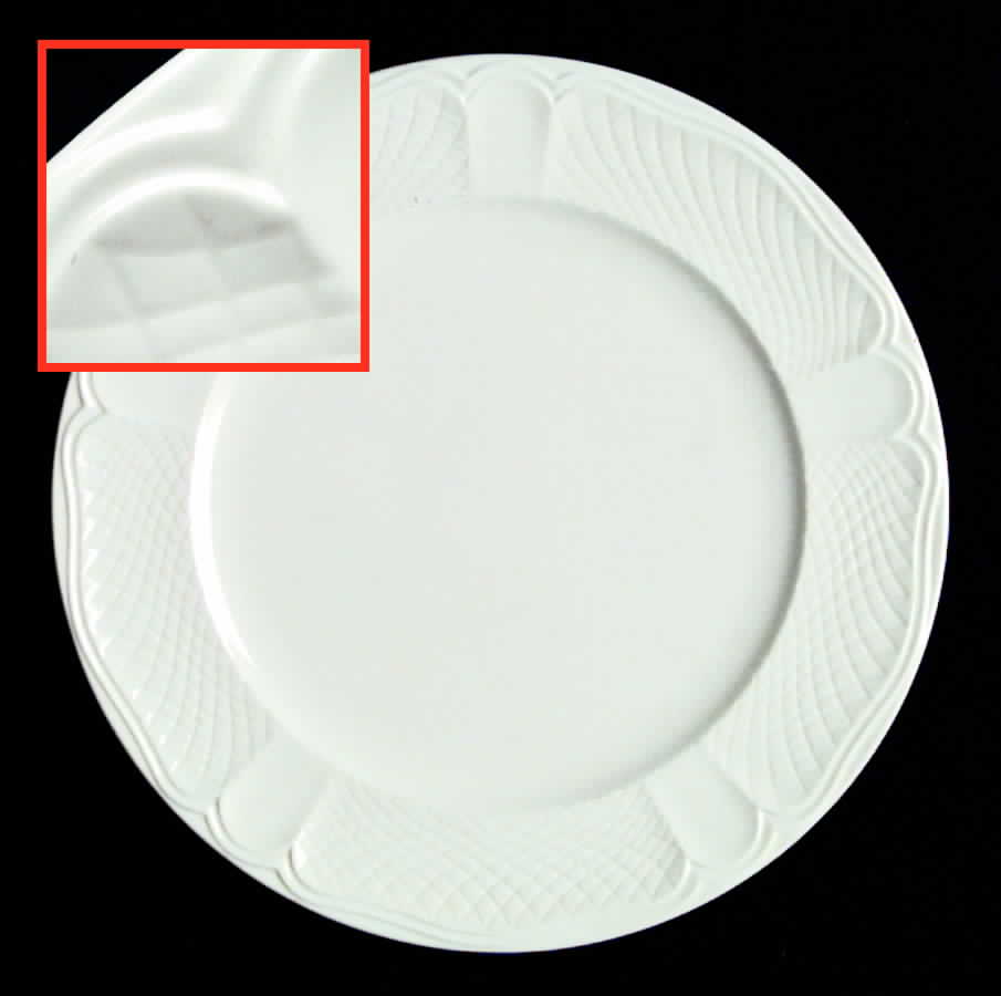 White Crest Salad Plate by Lenox-1