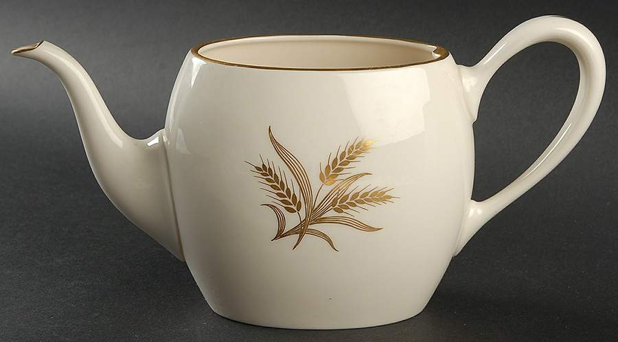 Wheat Shape 693 Teapot No Lid by Lenox-1