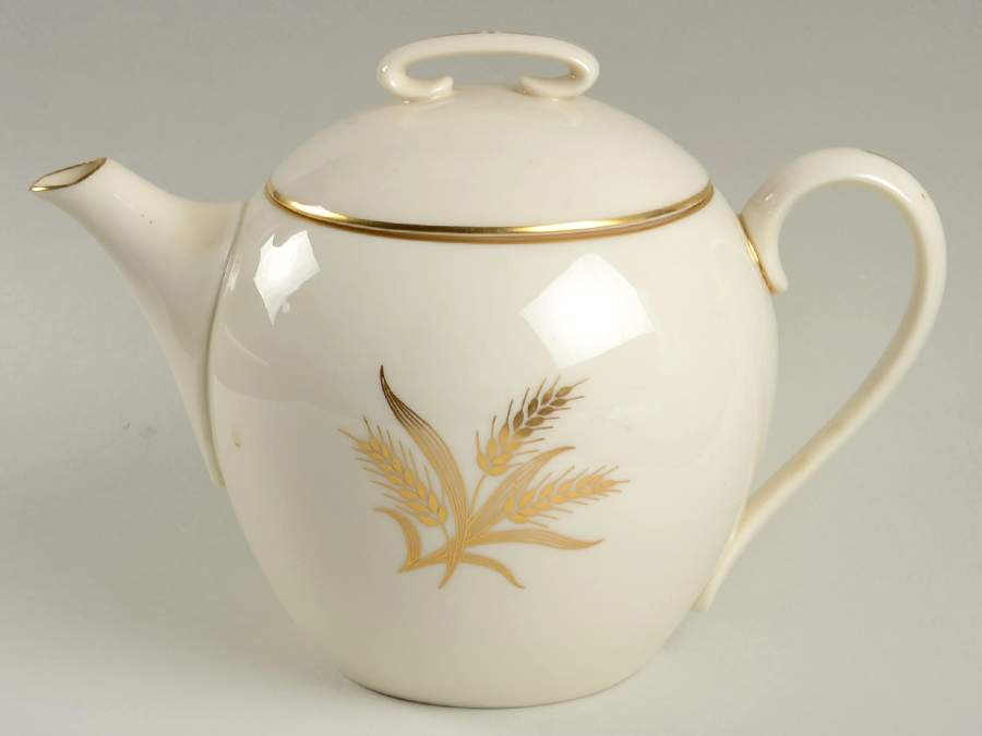 Wheat Teapot & Lid by Lenox-1
