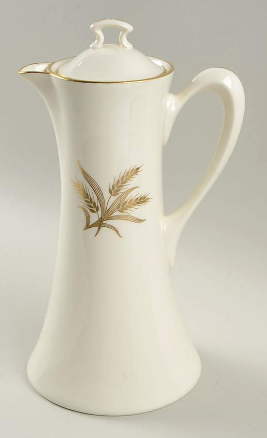 Wheat Chocolate Pot & Lid by Lenox-1