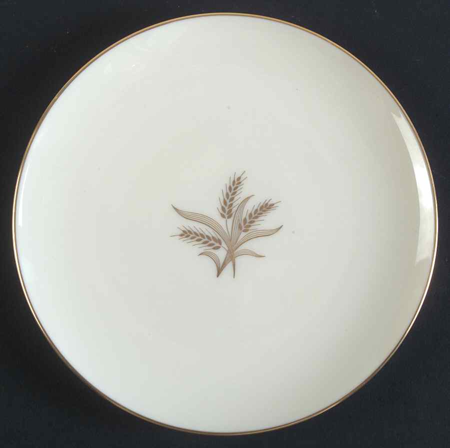 Wheat Dessert Plate/Cream Soup Saucer for Flat Bowl by Lenox-1