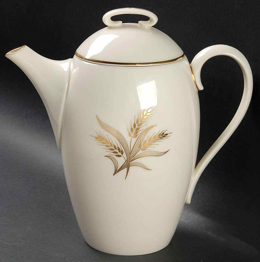 Wheat Coffee Pot & Lid by Lenox-1
