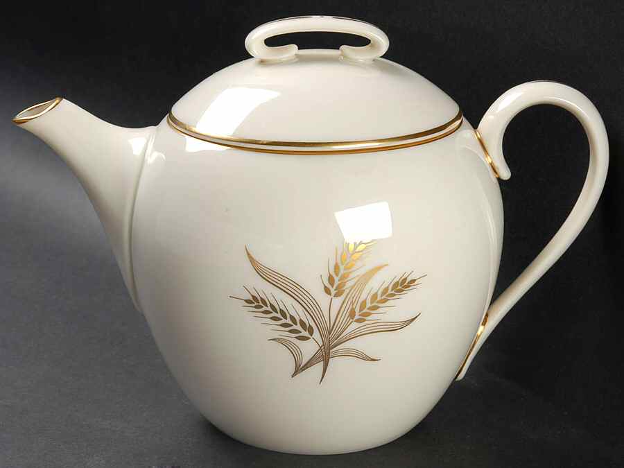 Wheat Teapot & Lid by Lenox-1