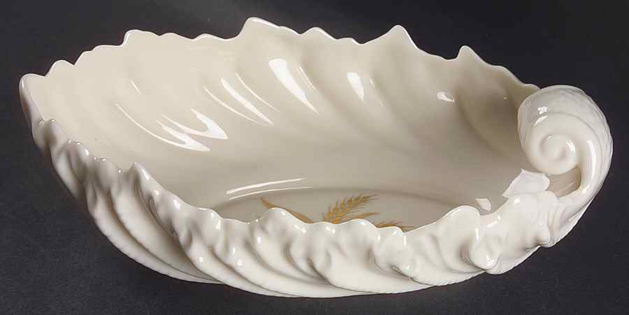Wheat 9" Shell Shaped Bowl by Lenox-1