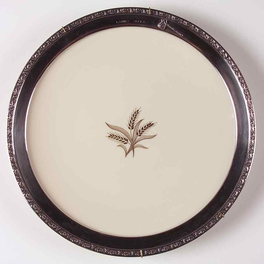 Wheat Sterling Rim Dinner Plate by Lenox-1