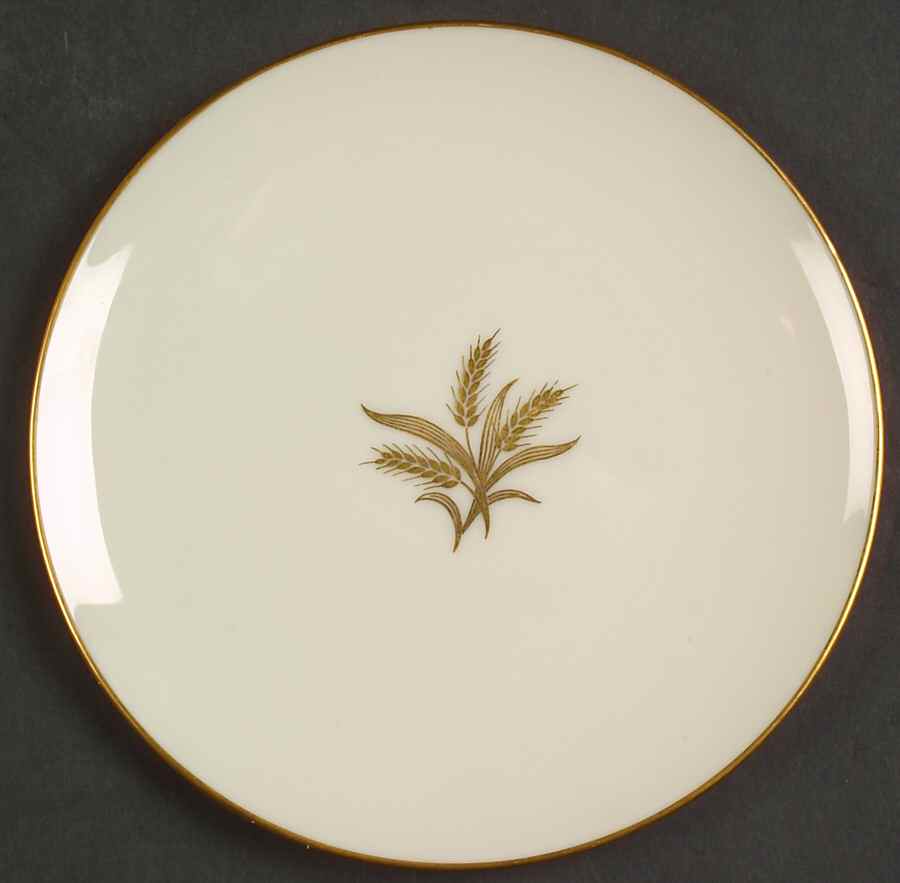 Wheat Dessert Plate/Cream Soup Saucer for Footed Bowl by Lenox-1