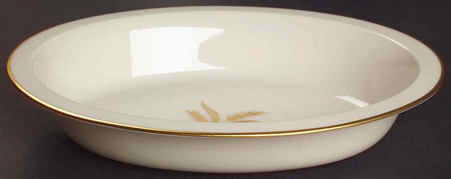 Wheat 9" Oval Vegetable Bowl by Lenox-1