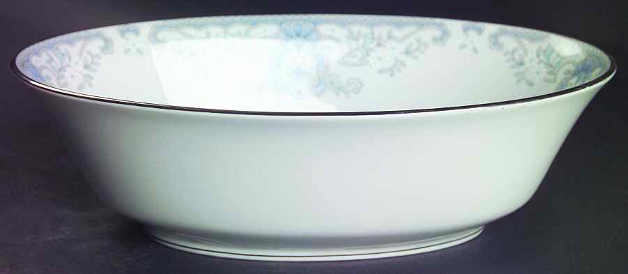 White Heather 9" Oval Vegetable Bowl by Lenox-1