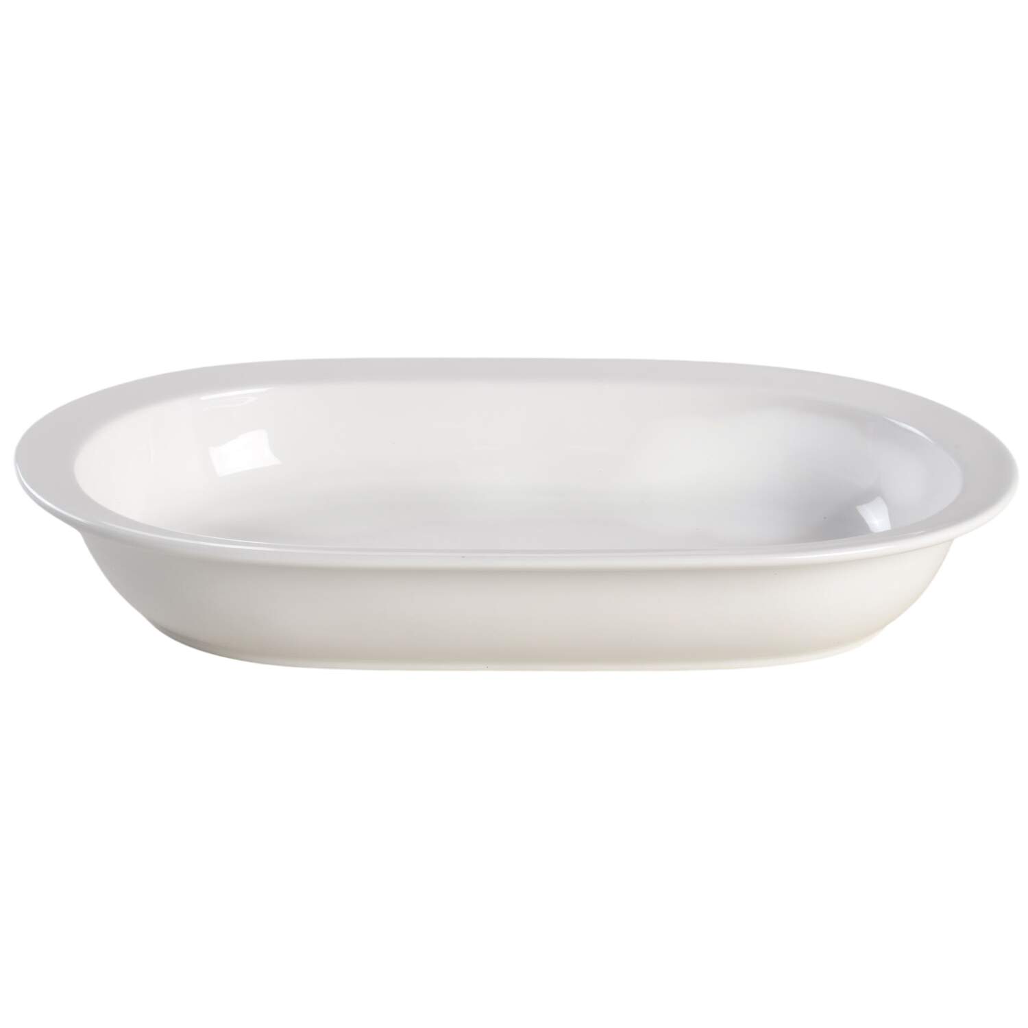 White Oasis 10" Oval Vegetable Bowl by Lenox-1