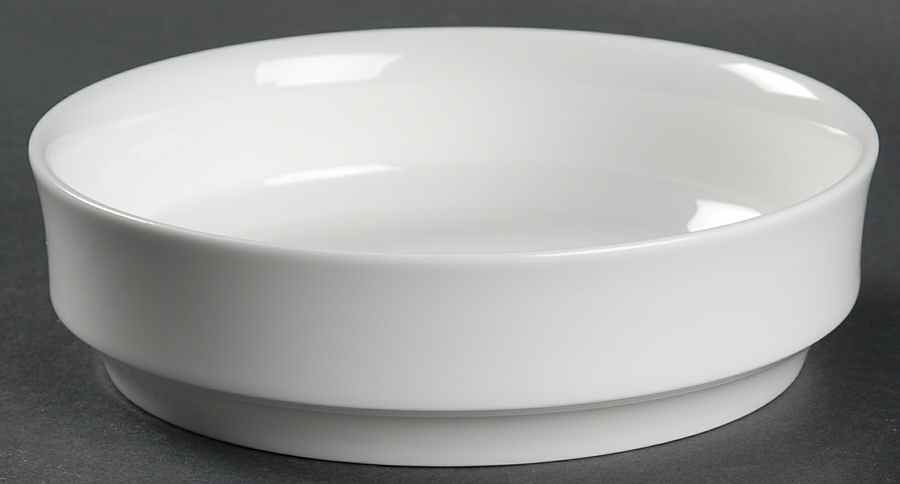 White Oasis Fruit/Dessert (Sauce) Bowl by Lenox-1