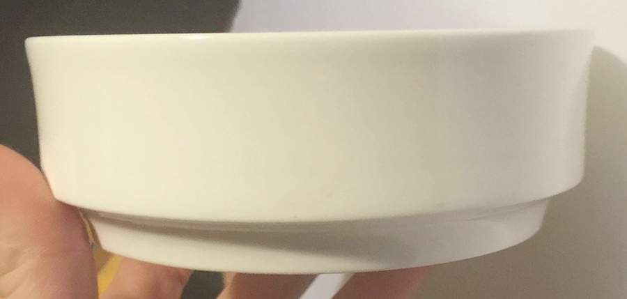 White Rim Fruit/Dessert (Sauce) Bowl by Lenox-1
