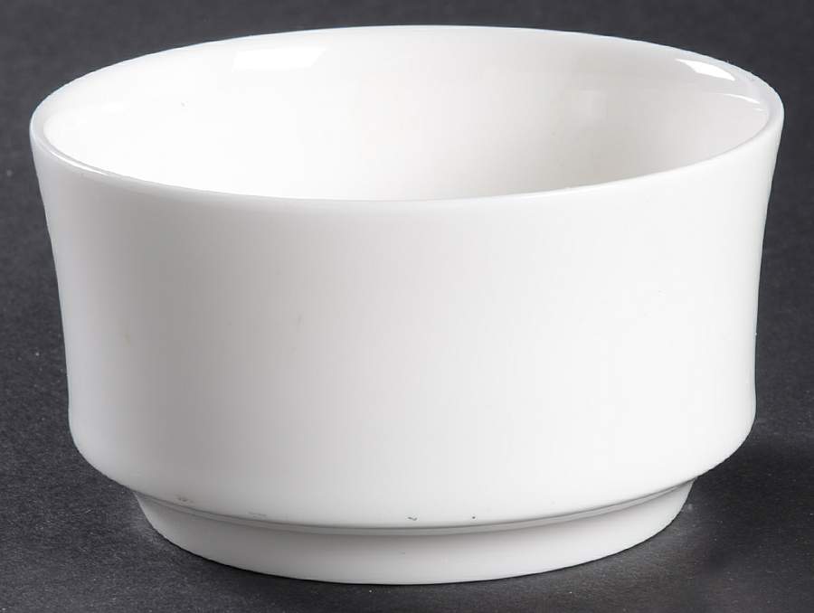 White Rim Open Sugar Bowl by Lenox-1