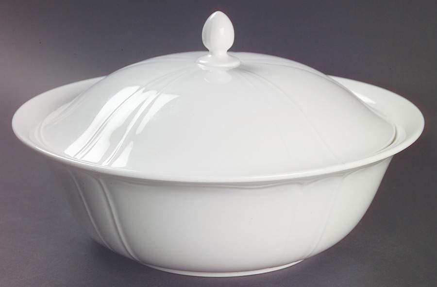 White Shore Round Covered Vegetable by Lenox-1