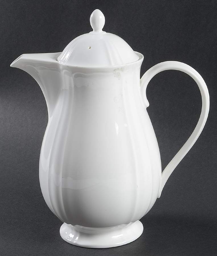 White Sands (No Trim) Coffee Pot & Lid by Lenox-1