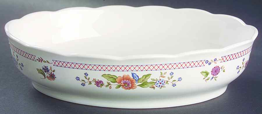 Wind Chimes 9" Oval Vegetable Bowl by Lenox-1