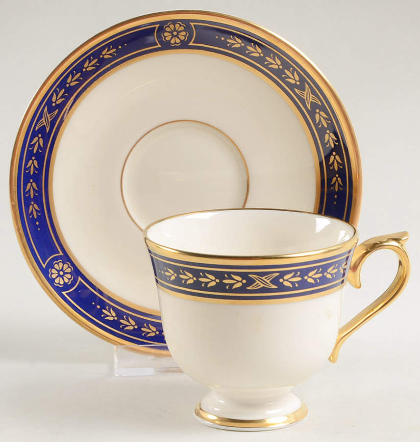Winslow Castle Footed Demitasse Cup & Saucer Set by Lenox-1