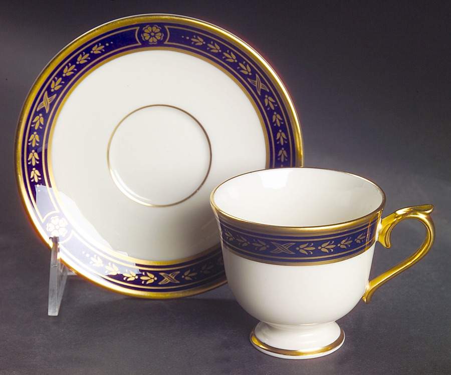 Winslow Castle Footed Demitasse Cup & Saucer Set by Lenox-1