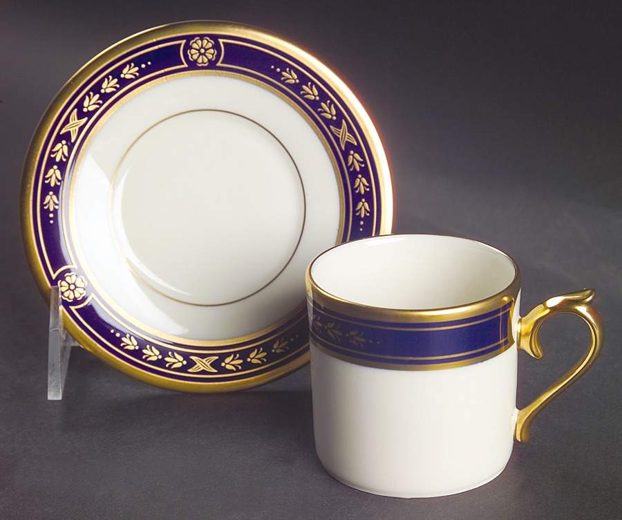 Winslow Castle Flat Demitasse Cup & Saucer Set by Lenox-1