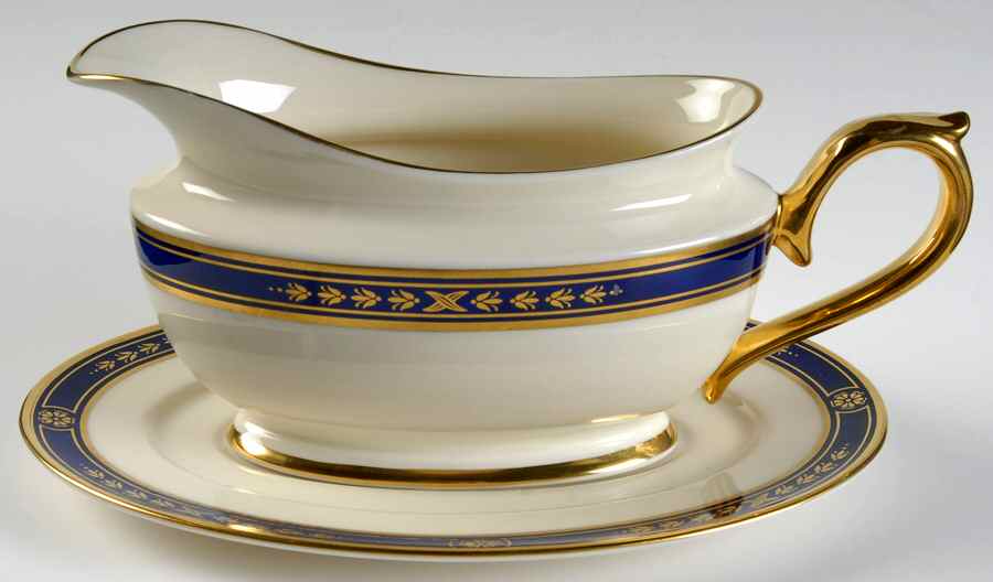 Winslow Castle Gravy Boat & Underplate by Lenox-1