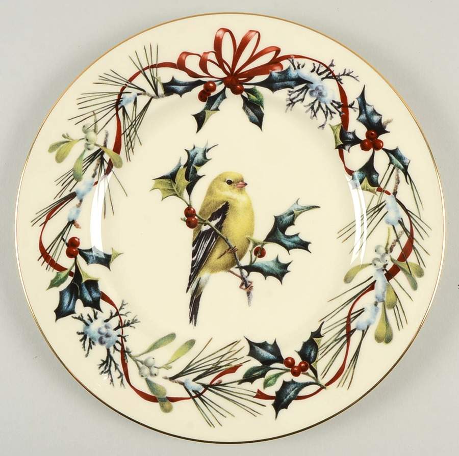 Winter Greetings Accent Luncheon Plate by Lenox-1